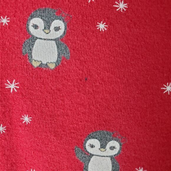 Gymboree Penguin Chalet Toddler Girls Red Penguin Knit Long Sleeve Dress Size 2T - Picture 5 of 6